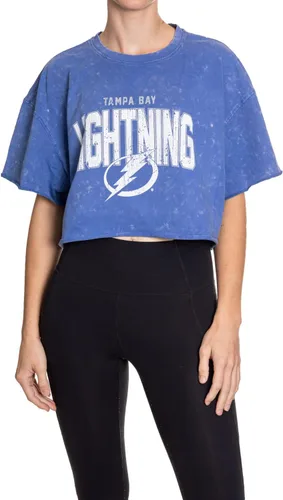 Vista 27 de Calhoun NHL Surf & Skate Camiseta de mujer de corte amplio con hombros caídos y lavado ácido
