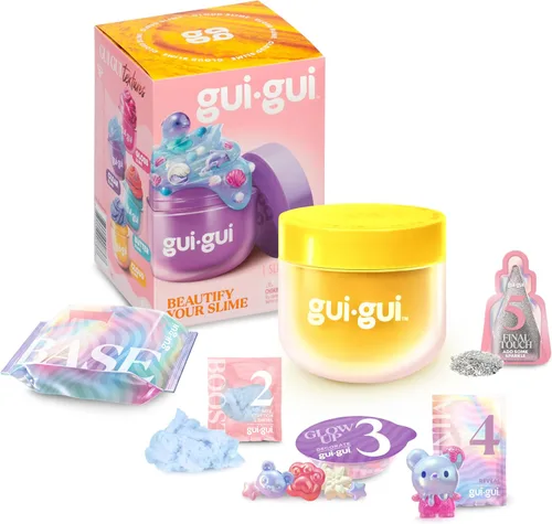 Vista 9 de Kit de Slime Gui Gui - Paquete de 2 Slimes Perfumados, Mantequilla y Nube, Proceso de Bricolaje de 5 Pasos para Personalizar tu Ultimate Slime