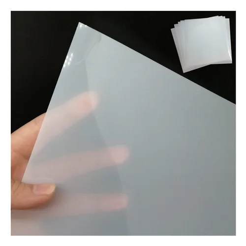 Vista 10 de BANLTRE 12 hojas de lámina de Mylar de 7.5 mil, 12 x 12 pulgadas, lámina de PET translúcida lechosa en blanco para hacer plantillas para máquinas
