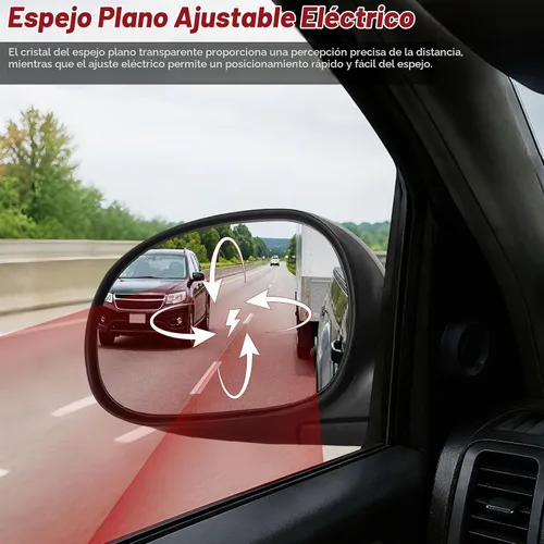 Vista 2 de PZ Espejo para puerta lateral del conductor compatible con Ford F150 1997