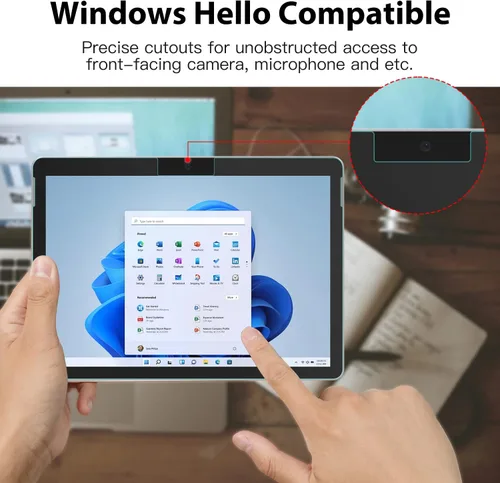 Vista 7 de Moko Protector de pantalla similar al papel para Surface Go, escribe, dibuja y dibuja con el lápiz Surface como en papel, película PET antirreflejo