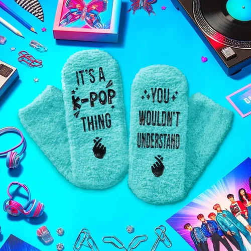 Vista 6 de HAPPYPOP Regalos para músicos, regalos de música para hombres y mujeres, regalos geniales para los amantes del piano y la guitarra Kpop, Kpop Verde