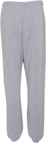 Vista 4 de Bella + Canvas - Pantalón largo de forro polar para hombre, color negro Athletic Heather