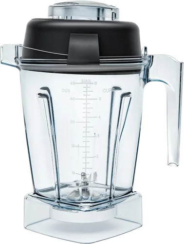 Vista 9 de Jarra de licuadora de bajo perfil de 32 onzas compatible con Vitamix 5200/7500/5000/6300/750/E310/VM0102/VM0103/VM0197 - Vaso de recipiente sin BPA