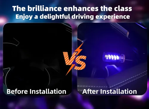 Vista 2 de Luz nocturna USB para automóvil, lámpara de filamento LED retro regulable táctil, mini luz ambiental USB para interior de vehículo, dormitorio