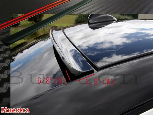 Vista 3 de JR2 Color negro pintado para 2008 2009 2010 2011 2012 2013 2014 Infiniti G37 2D Coupé alerón de techo de ventana trasera