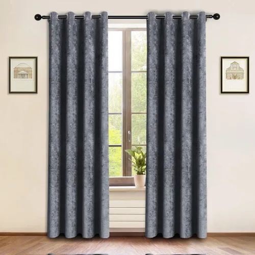 Vista 22 de ELKCA Cortinas de doble cara de felpilla para ventana de cocina, 52x18, bolsillo para barra, cenefa color beige para sala de estar, paquete de 1