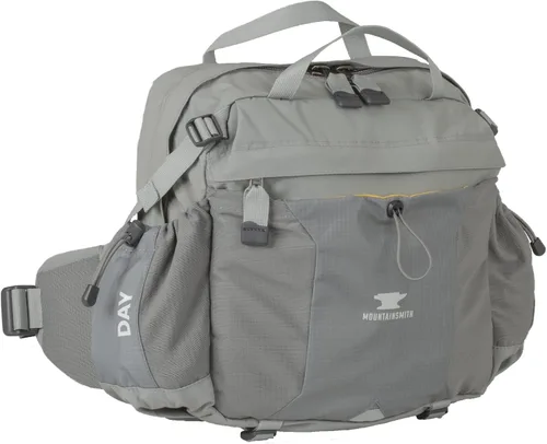 Vista 10 de Mountainsmith Paquete lumbar de día - Riñonera de 13 L para senderismo, viajes, ciclismo y desplazamientos, Forja Negra