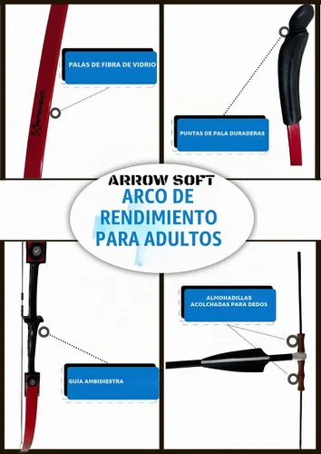 Vista 4 de Juego de tiro con arco definitivo (juego de arco para adultos de un solo objetivo)