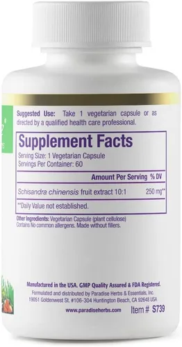 Vista 2 de Paradise Schisandra - 100% extraído naturalmente - Sin productos químicos ni disolventes agresivos - Extracto termocinético tradicional con agua