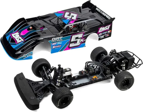 Vista 12 de Losi 22S RC Car Dirt Modelo tardío, azul, 1/10 2WD RTR Dirt Oval