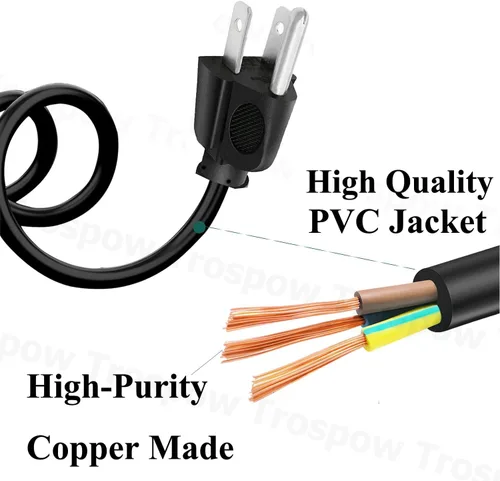 Vista 4 de Cable de alimentación de repuesto para LG LCD LED Smart TV 32LB5600 32LN570B 42LN5400 55GA6400 65LB6190 42LB5600 42LN5700 50LF6000-UB 50LN5100-UB