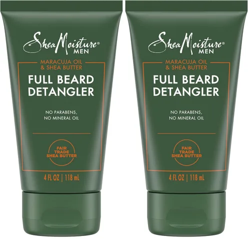 Vista 12 de SheaMoisture Acondicionador de barba, desenredante de barba completa para barbas completas, aceite de maracuja y manteca de karité, sin parabenos, 4