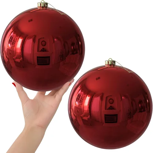 Vista 121 de Esferas pequeñas de bronce de 1.6 pulgadas para decoración del árbol de Navidad, adornos inastillables para cumpleaños, Halloween, vacaciones, boda