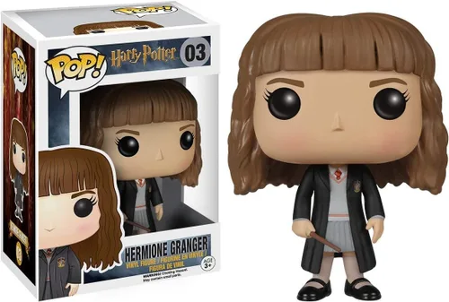 Vista 2 de Harry Potter - Hermione Granger #03 Funko Pop! Figura de vinilo (incluye funda protectora compatible con Pop Box)