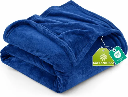 Vista 43 de Utopia Bedding - Manta de vellón de lujo, mullida, antiestática; manta de suave microfibra de 8.8 oz/yd² (300 g/m²) para sofá y cama; tamaño Gris