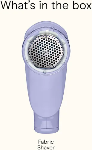 Vista 6 de Conair Afeitadora de tela y removedor de pelusas, afeitadora de tela portátil a pilas, lavanda, 1 unidad (paquete de 3)