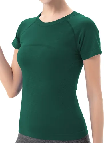 Vista 3 de MathCat Camisetas de entrenamiento para mujer, camisetas de entrenamiento para mujer, manga corta, camisetas atléticas de yoga sin costuras, camisas