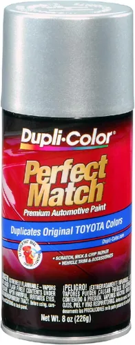Vista 201 de Dupli-Color EBCC04177 Perfect Match Pintura en Aerosol Automotriz – Chrysler Bright Platinum Metallic, PS4/MS4 – Lata de Aerosol de 8 oz
