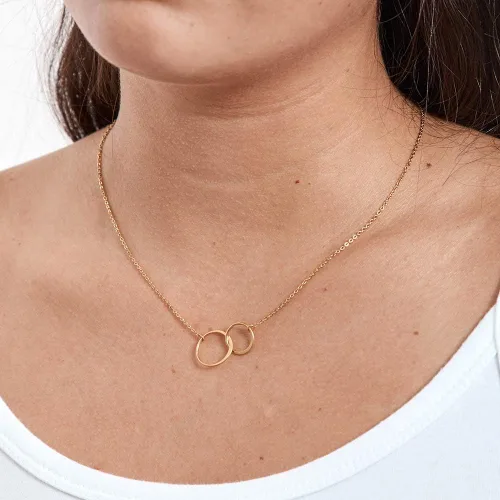 Vista 3 de Dear Ava Collar de regalo para mujeres y niñas, colgante de joyería moderna ajustable, idea de regalo de amor para ella con tarjeta sincera, regalos