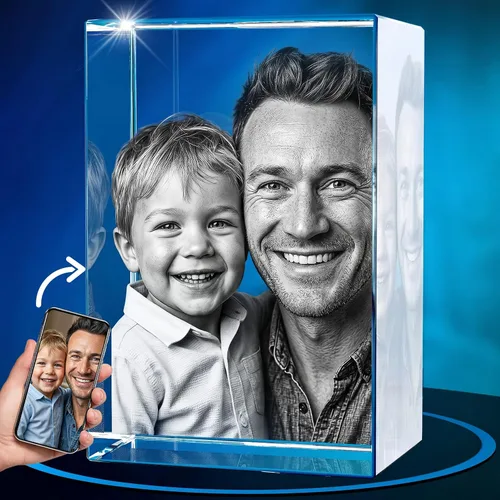 Vista 27 de ArtPix 3D Foto de cristal, regalos personalizados de Navidad para esposa, mujer, mamá, ella, él, hombres, madre, abuela, gran regalo personalizado