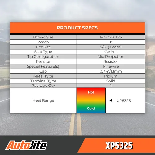 Vista 7 de Autolite Iridium XP - Bujías de repuesto para automóviles, XP5325 (paquete de 48)
