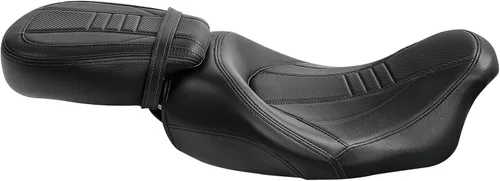 Vista 4 de TCT-MT Asiento de cuero de conductor y pasajero para Harley Street Glide Road King 2009-2019; Road Glide CVO Street Glide 2015-2019;Street Glide