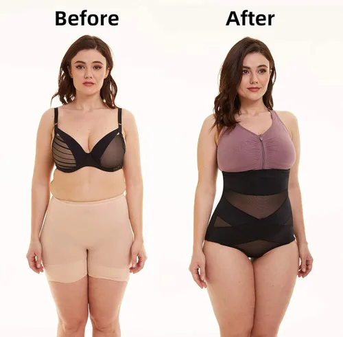 Vista 4 de MOVWIN Faja moldeadora para mujer con control de abdomen - Body Shaper Spanks adelgazantes