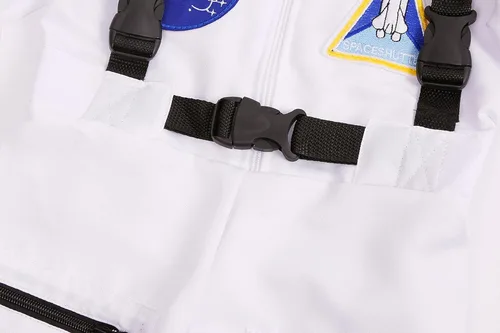 Vista 4 de Cuteshower Disfraz de astronauta de la NASA para niños y niñas