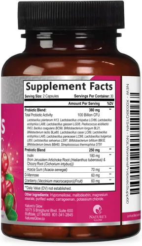 Vista 9 de Probióticos para mujeres – Equilibrio de PH, apoyo a la salud digestiva y femenina – 100 mil millones de UFC por porción – Probiótico para mujer
