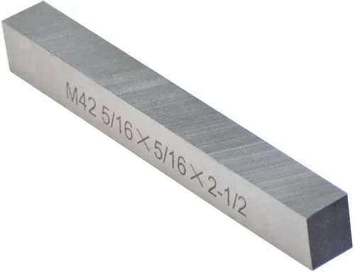 Vista 2 de 5 brocas de herramientas rectangulares cuadradas M42 cobalto HSS 5/16" x 5/16" x 2 1/2