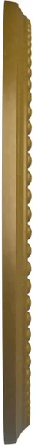 Vista 3 de Ekena Millwork Bradford Medallón de techo, Oro Pintado a mano dorado
