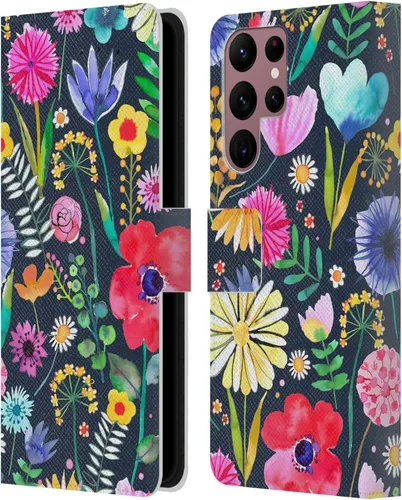 Vista 150 de Head Case Designs Officially Licensed Ninola Butterfly Nature Spring Floral Leather Wallet Case Compatible with Samsung Galaxy A07 4G