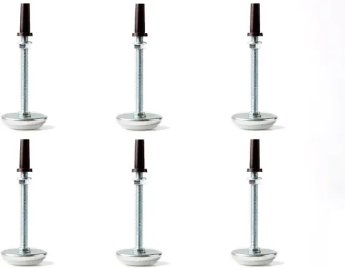 Vista 3 de Sistema de soporte central universal de alto perfil resistente para camas de madera con capacidad para 1400 libras, tamaño Queen con agarres de goma