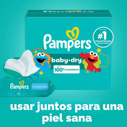 Vista 10 de Pañales Pampers Baby Dry, PG-5801, Baby Dry, 1, Multicolor, 1, 1