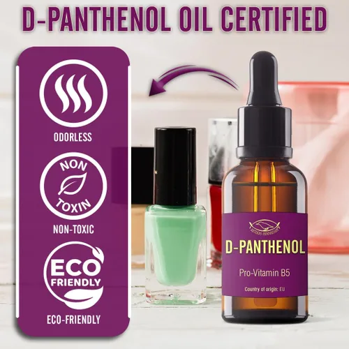 Vista 4 de D-pantenol 76.9% concentrado – Pro‑vitamina B5 de grado cosmético – para sueros de bricolaje, cremas y cuidado del cabello – 30 g (1 oz)