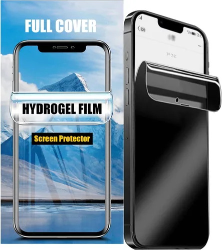 Vista 13 de LOOKSEVEN Paquete de 2 películas de hidrogel de privacidad para Samsung Galaxy Note 8