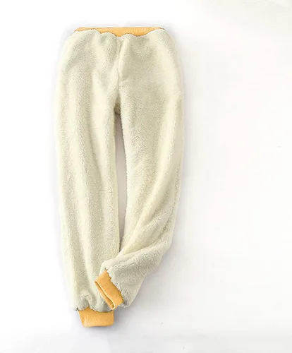 Vista 4 de Fleece Lined Sweatpants for Women Love Heart Graphic Sweatpants Winter Warm Baggy Joggers Pants with Pockets
