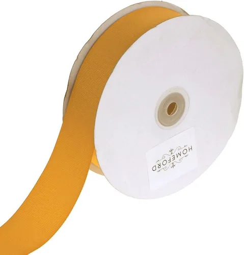 Vista 99 de Homeford Cinta de grogrén macizo, 50 yardas (1-1/2 pulgadas, oro antiguo)