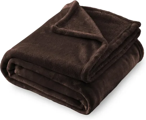 Vista 8 de SOCHOW Manta de Franela de Forro Polar Tamaño Throw, Súper Suave y Acogedora para Todas las Estaciones para Cama o Sofá, Coral Azul, 50x60 pulgadas