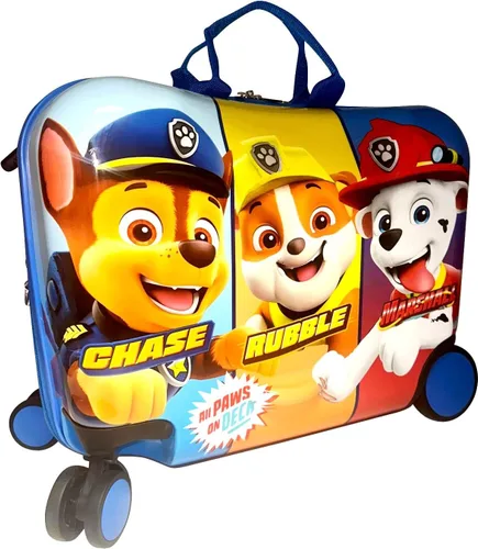 Vista 4 de Fast Forward Maleta de 18 "para niñosequipaje de mano con ruedas para niños pequeños de remolque, Varios colores, Paw Patrol