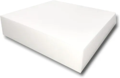 Vista 7 de FoamTouch Cojín de espuma para tapicería de alta densidad, 2 pulgadas de alto x 18 pulgadas de ancho x 18 pulgadas de largo, fabricado en Estados