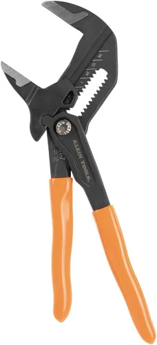 Vista 11 de Klein Tools D5317 Llave de alicates compacta, llave de alicates ajustable multiusos de alto apalancamiento con mordazas lisas, 7 pulgadas