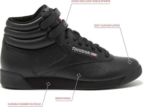 Vista 3 de Reebok Freestyle Hi para niños unisex
