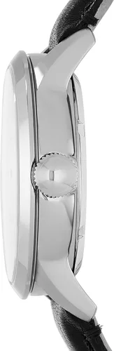 Vista 3 de Fossil ME3085 Townsman Reloj automático de cuero para hombre, color negro, Negro