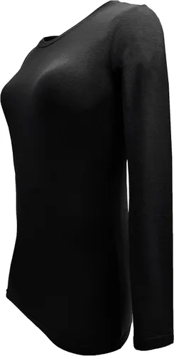Vista 5 de Natural Uniforms Camiseta Under Scrub para mujer, cuello redondo, manga larga, paquete de 3, paquete múltiple de 3