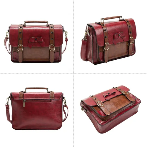 Vista 5 de ECOSUSI - Bolso bandolera vintage para mujer