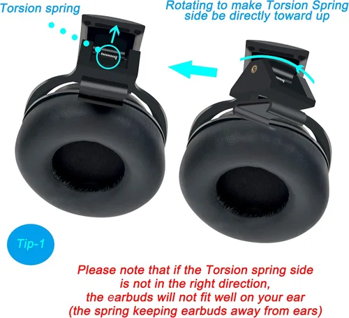 Vista 6 de New Version Stereo 3D Sounds Deep Bass VR Privacy HeadphoneSoundkit Custom Made for Oculus Quest Gen 1 VR Headset-Improve Sound Quality and