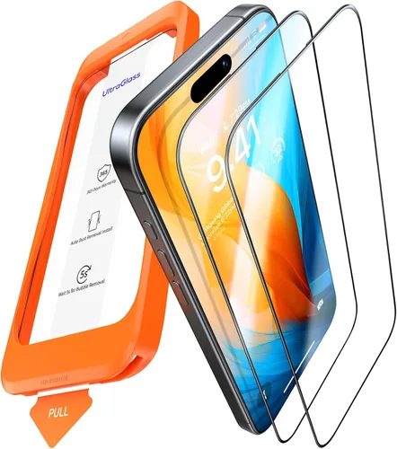 Vista 18 de UltraGlass TOP 9H+ Armor para iPhone 17 Pro Protector de Pantalla [NO.1 Grado Militar A prueba de roturas] Protector de pantalla iPhone 17 Pro