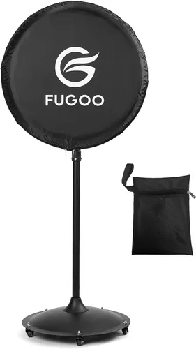 Vista 10 de Cubierta de ventilador de exterior impermeable resistente para ventiladores de pedestal y montaje en pared de 30 pulgadas, color negro